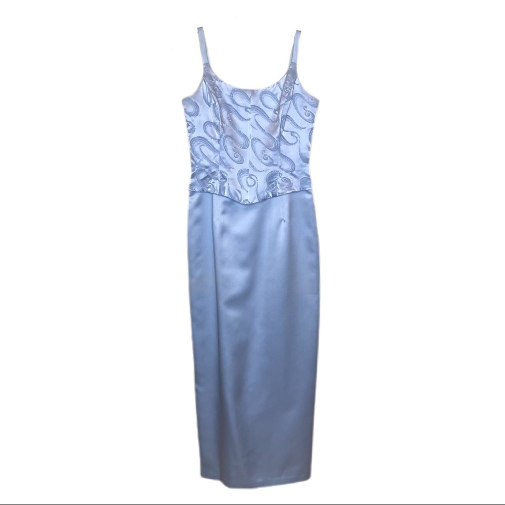 Jessica McClintock Blue Evening/Prom Dress - Picture 6 of 8